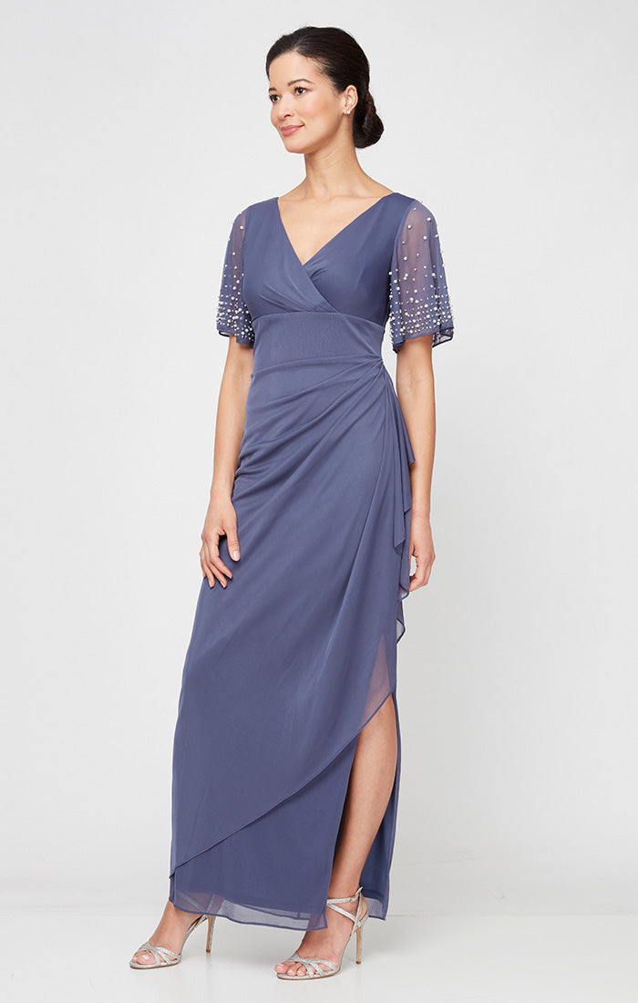Petite Layla Long Empire Waist Dress