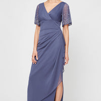 Petite Layla Long Empire Waist Dress