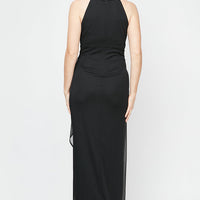 Alexandra Beaded Halter Dress