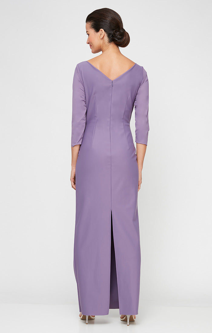 Chloe Contour Cascade Ruffle Dress