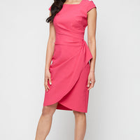 Tara Tulip Overlay Contour Dress