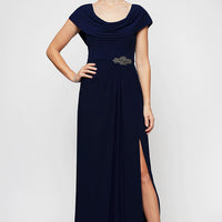 Celeste A-Line Matte Jersey Dress