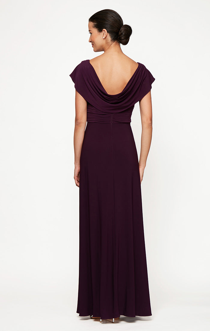 Petite Celeste A-Line Matte Jersey Dress