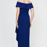 Nora Off-the-Shoulder Matte Jersey Dress