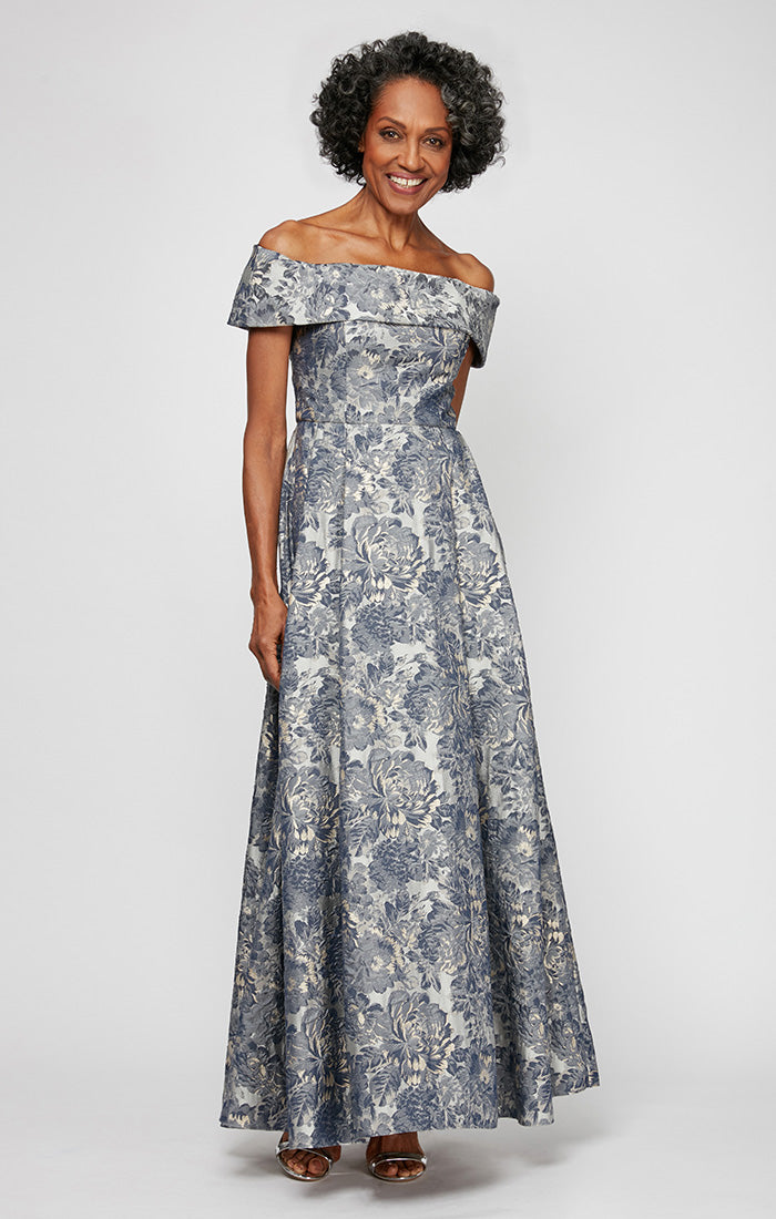 Melanie Off-The-Shoulder Ballgown