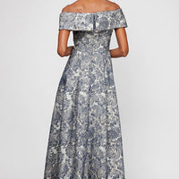 Plus Melanie Off-The-Shoulder Ballgown