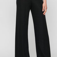 Straight Leg Metallic Knit Pant
