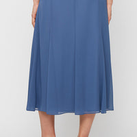 Tea-Length Chiffon Skirt