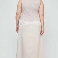 Plus Bethany Glitter Lace Jacket Dress