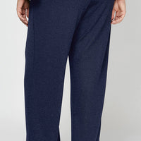Plus Straight Leg Metallic Knit Pant