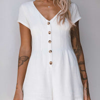 Adi Romper White