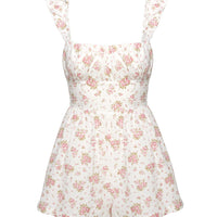 Fusili Romper White Floral