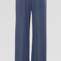Petite Straight Leg Metallic Knit Pant