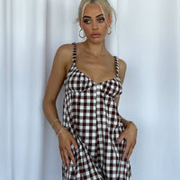 Harlie Romper Brown