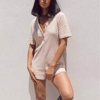 Kegan Romper Beige