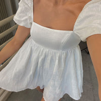 Lorna Romper White