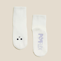 Mixed Emotions Crew Socks - Meh Face