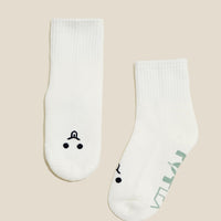 Mixed Emotions Crew Socks - Silly Face