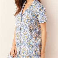 Maren Cloud Jersey PJ Set in Villeroy
