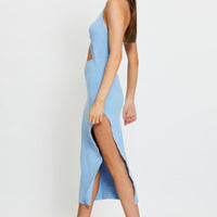 Blue Midi Dress Knit
