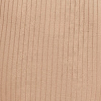 Brown Knit Midi Dress