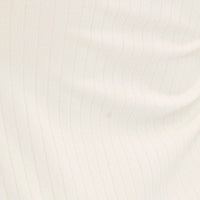 White Ribbed Bodycon Dress Strapless