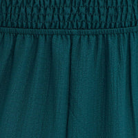 Green Midi Dress Short Sleeve Cut Out