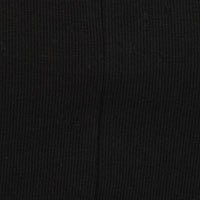 Black Midi Dress Short Sleeve Rib