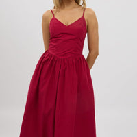Red Maxi Dress Singlet