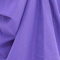 Purple Draped Dress Bandeau Midi