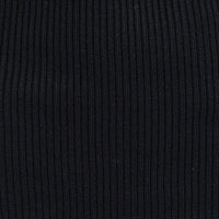 Black Midi Dress Long Sleeve Off Shoulder Bardot Knit