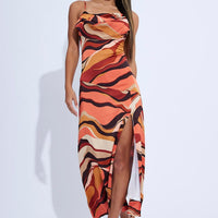 Print Midi Dress