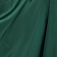 Green Dress Bardot Draped Satin