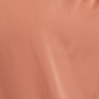 Brown Midi Dress Cowl Neck Satin