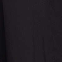 Black Midi Dress Evening Square Neck
