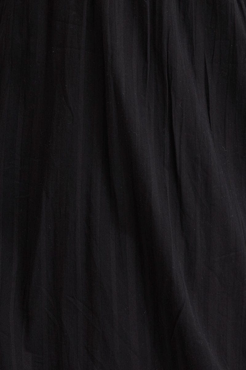Black Midi Dress Long Sleeve Evening