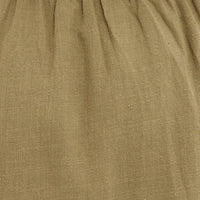 Green Midi Dress Short Sleeve V Neck