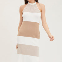 Multi Knit Midi Dress