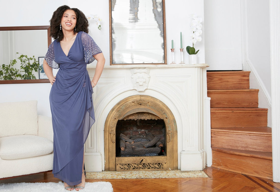 Layla Long Empire Waist Dress