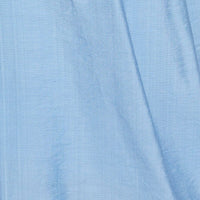 Blue Midi Dress Short Sleeve Square Neck