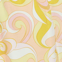 Abstract Print Maxi Dress Sleeveless Halter Neck