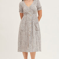 Print Midi Dress