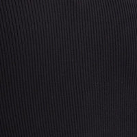 Black Keyhole Dress Sleeveless Midi Knit