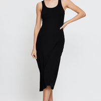 Black Midi Dress Sleeveless