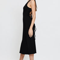 Black Midi Dress Sleeveless