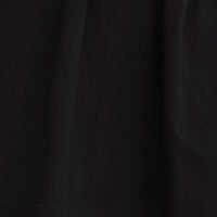 Black Short Sleeve Ruched Midi Dress