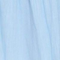 Blue Midi Dress Sleeveless Tie Shoulder