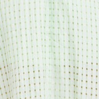 Check Puff Sleeve Midi Dress