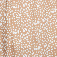 Geo Print Midi Dress Short Sleeve