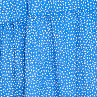 Geo Print Midi Dress Short Sleeve